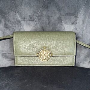 Tory Burch Olive Miller Wallet Crossbody Bag
